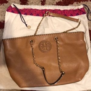 Brown Tory Burch bag